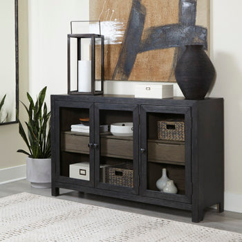 Lenston Black/Gray Accent Cabinet (Online Special Price) - Ornate Home