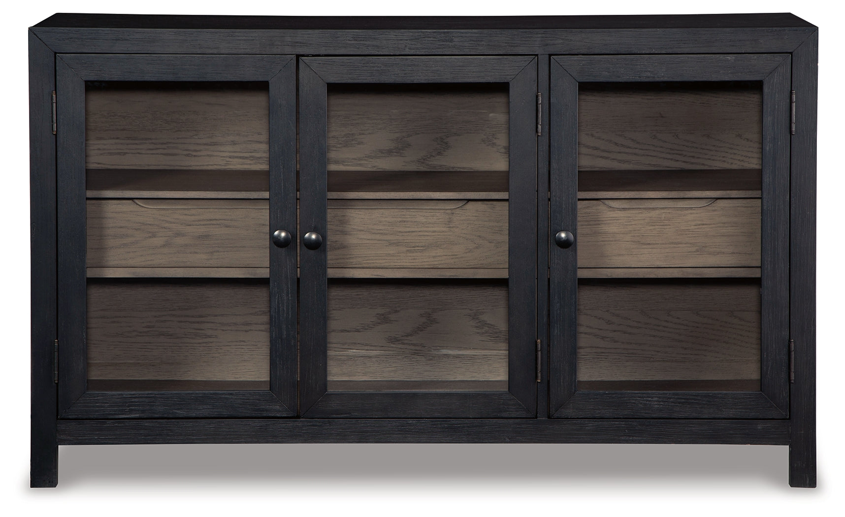Lenston Black/Gray Accent Cabinet (Online Special Price) - Ornate Home