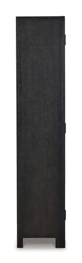 Lenston Black/Gray Tall Accent Cabinet (Online Special Price) - Ornate Home