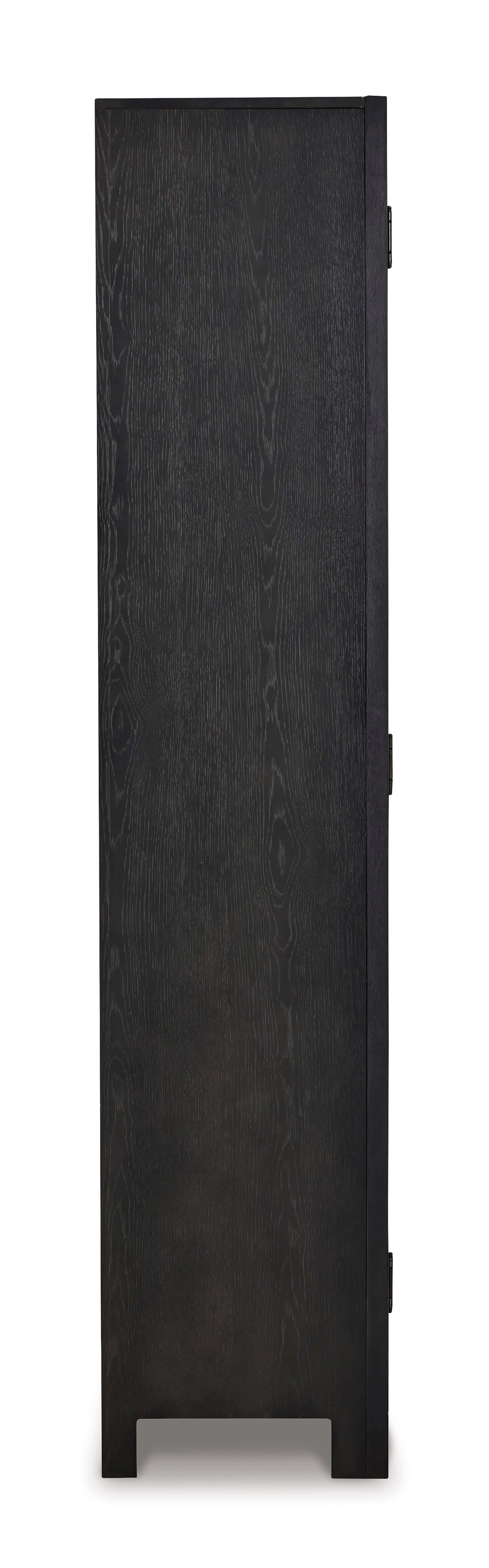 Lenston Black/Gray Tall Accent Cabinet (Online Special Price) - Ornate Home
