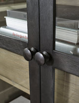 Lenston Black/Gray Tall Accent Cabinet (Online Special Price) - Ornate Home