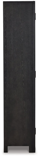 Lenston Black/Gray Tall Accent Cabinet (Online Special Price) - Ornate Home