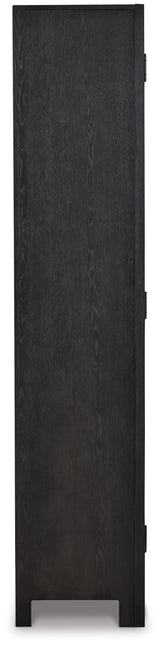Lenston Black/Gray Tall Accent Cabinet - Ornate Home