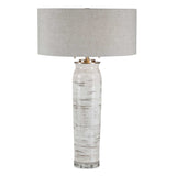 Lenta White Table Lamp - Ornate Home