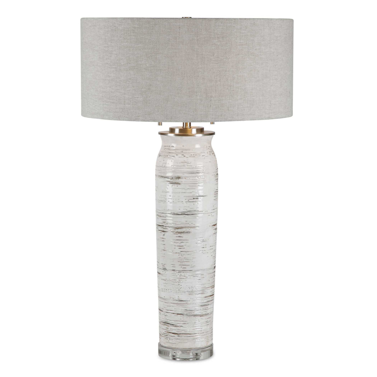 Lenta White Table Lamp - Ornate Home