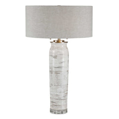 Lenta White Table Lamp - Ornate Home