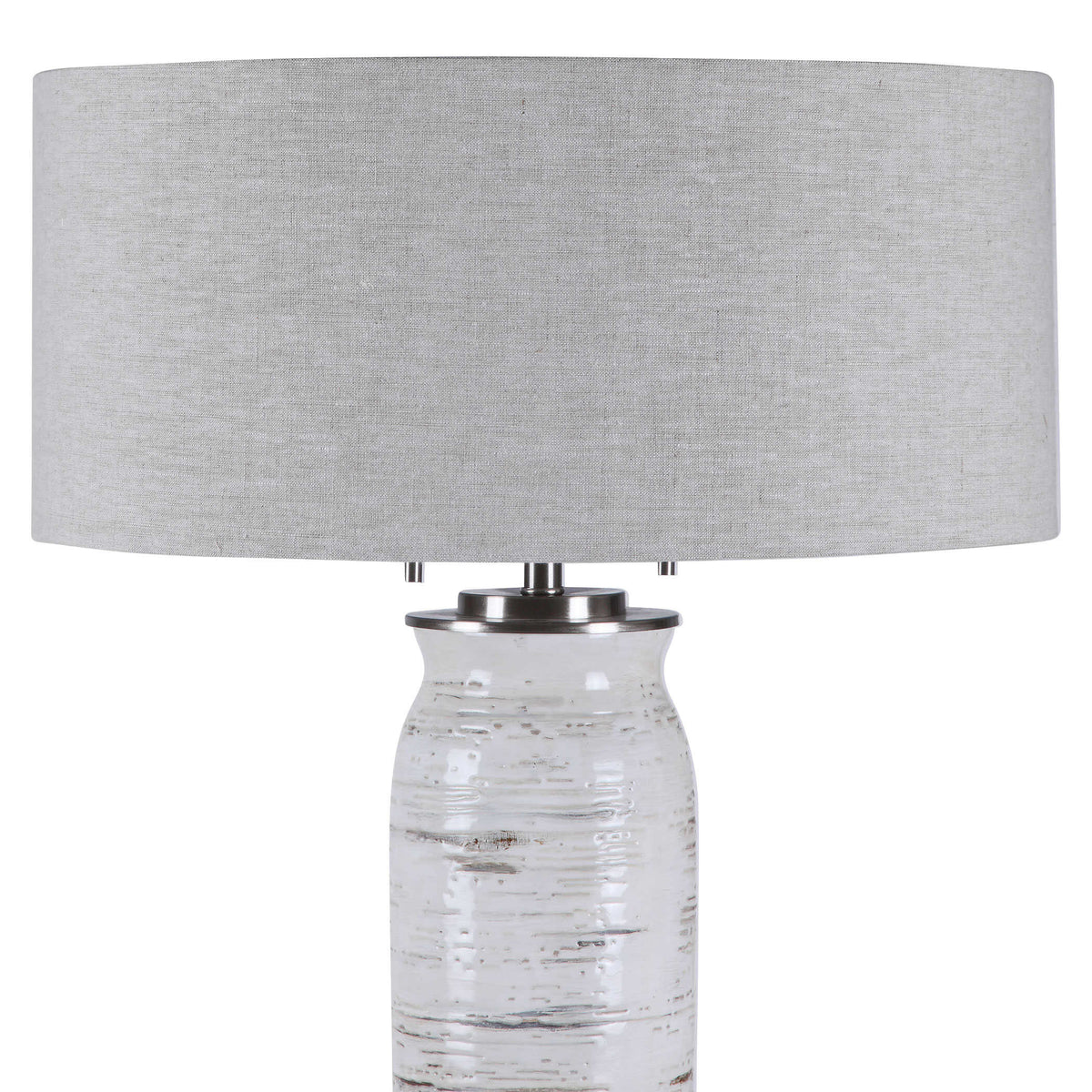Lenta White Table Lamp - Ornate Home
