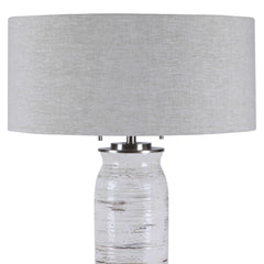 Lenta White Table Lamp - Ornate Home