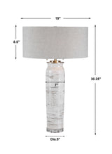 Lenta White Table Lamp - Ornate Home