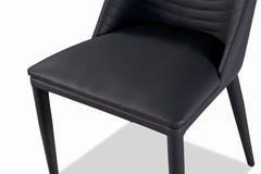 Lenvik Black/White Side Chair (Set of 2) - Ornate Home