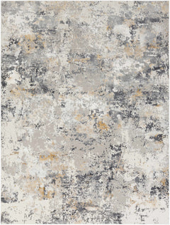 Lenzburg Faux Silk Abstract Rug - Ornate Home