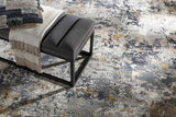 Lenzburg Faux Silk Abstract Rug - Ornate Home