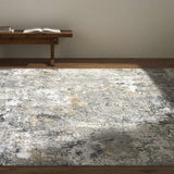 Lenzburg Faux Silk Abstract Rug - Ornate Home