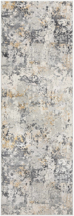 Lenzburg Faux Silk Abstract Rug - Ornate Home