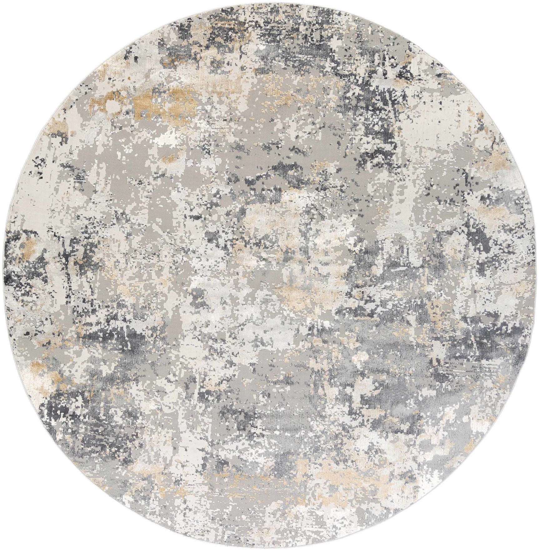 Lenzburg Faux Silk Abstract Rug - Ornate Home