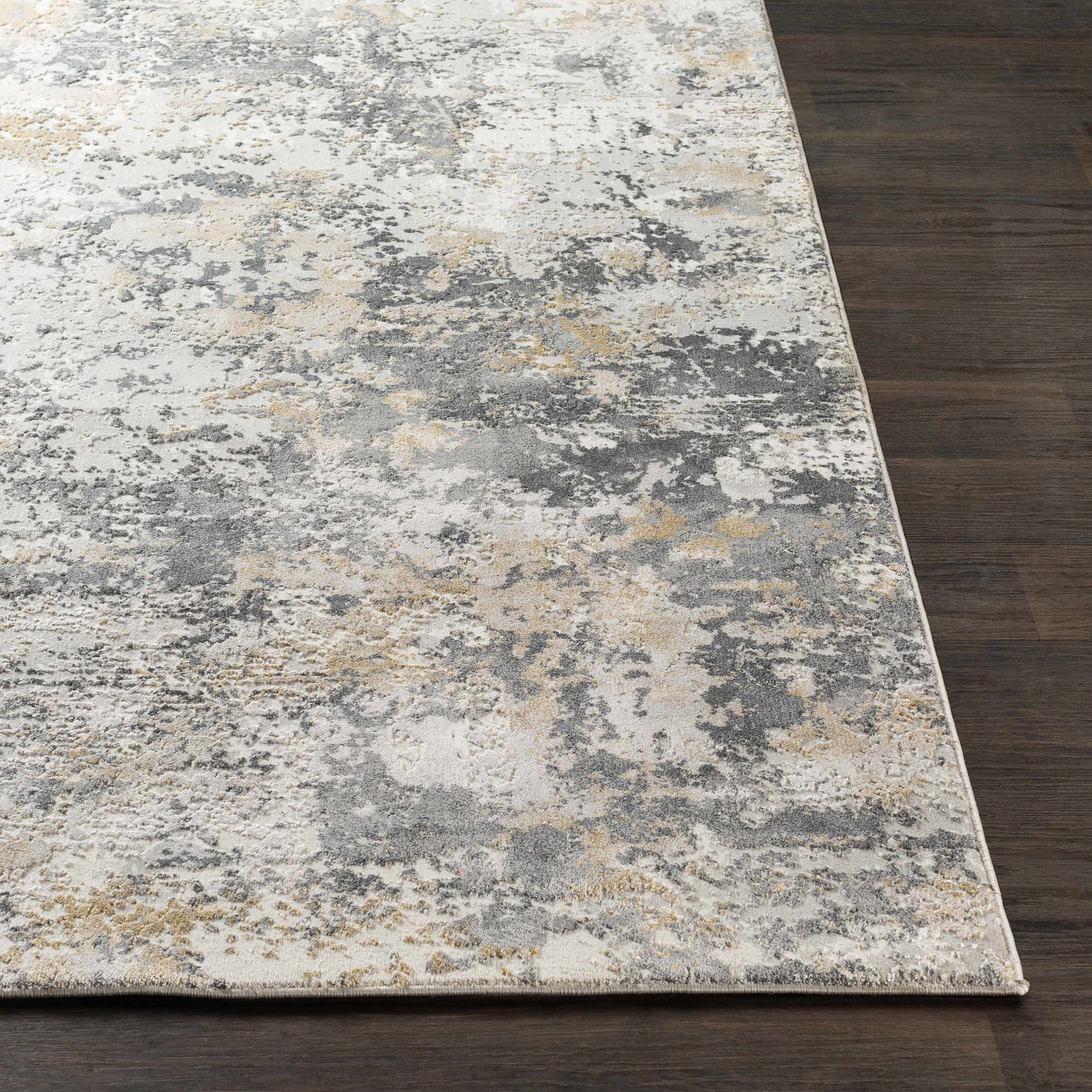 Lenzburg Faux Silk Abstract Rug - Ornate Home