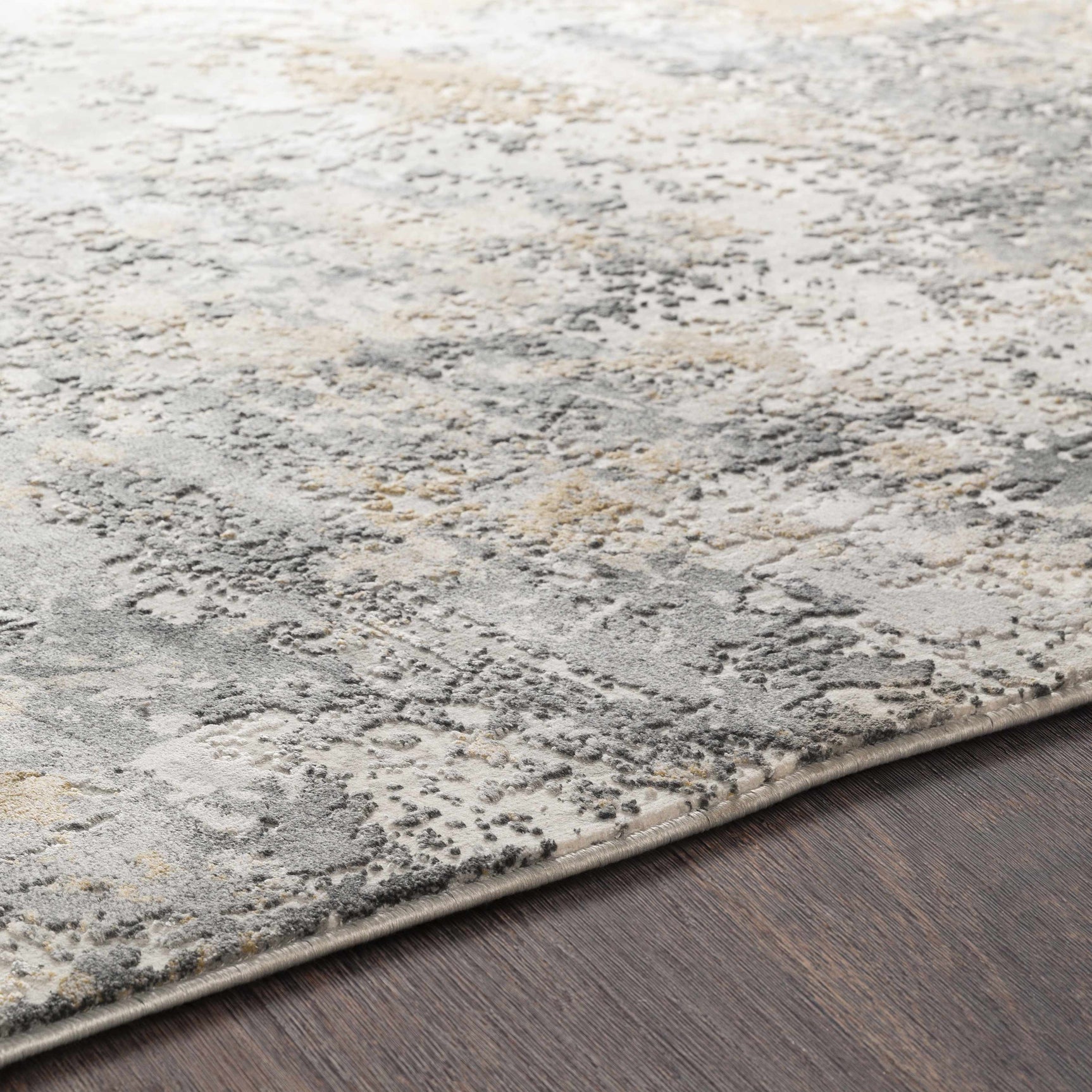 Lenzburg Faux Silk Abstract Rug - Ornate Home