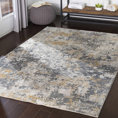 Lenzburg Faux Silk Abstract Rug - Ornate Home