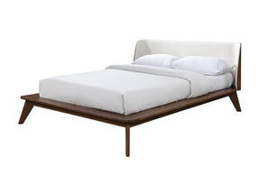 Lenzburg Walnut/Beige Full Bed - Ornate Home
