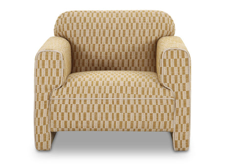 Leo Chartreuse Accent Chair - Ornate Home