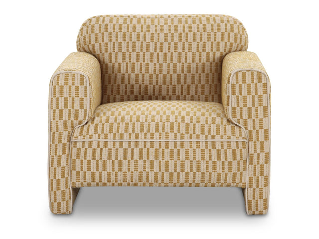 Leo Chartreuse Accent Chair - Ornate Home