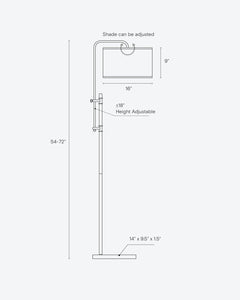 Leo Floor Lamp - Ornate Home
