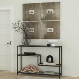 Leo Gray Industrial Console Table - Ornate Home