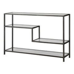 Leo Gray Industrial Console Table - Ornate Home