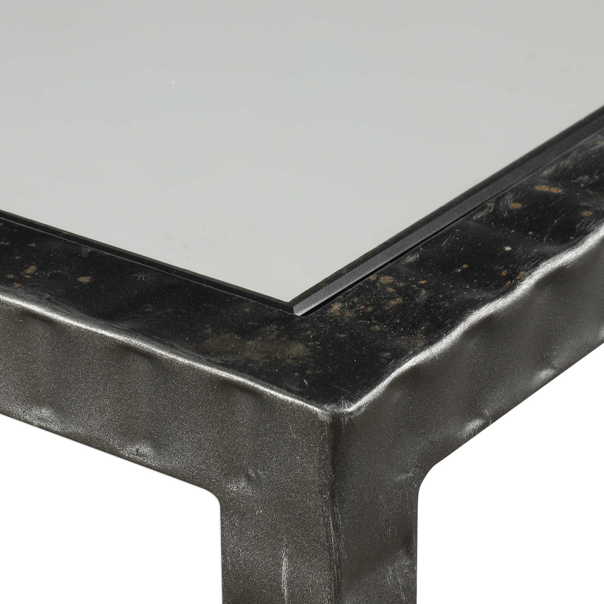 Leo Gray Industrial Console Table - Ornate Home