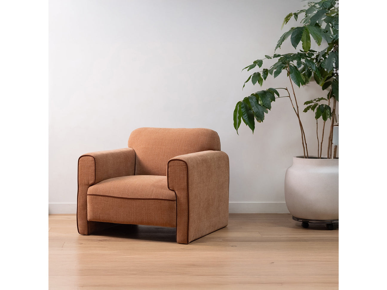 Leo Light Brown Chair - Ornate Home