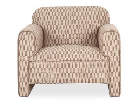 Leo Taupe Accent Chair - Ornate Home