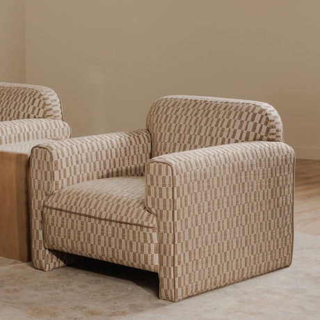 Leo Taupe Accent Chair - Ornate Home