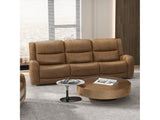Leolinus Brown Leather Sofa - Ornate Home