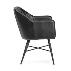 Leon Midnight Raven Dining Chair - Ornate Home