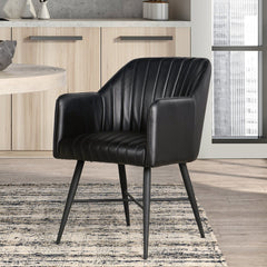 Leon Midnight Raven Dining Chair - Ornate Home