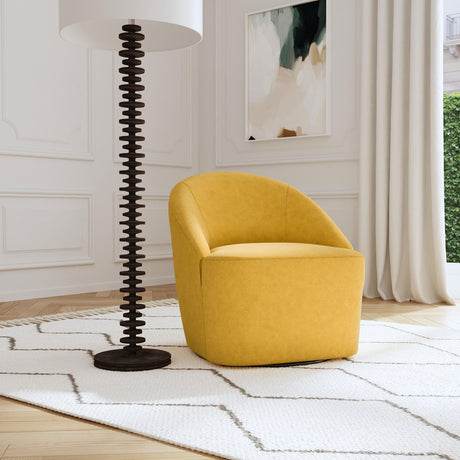 Leon Mustard Yellow Accent Chair - Ornate Home