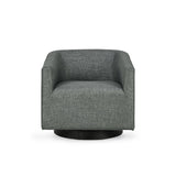 Leonard Dark Gray Swivel Chair