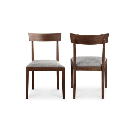 Leone Walnut Brown Dining Chair (Set of 2) - Ornate Home