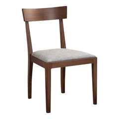 Leone Walnut Brown Dining Chair (Set of 2) - Ornate Home