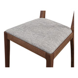 Leone Walnut Brown Dining Chair (Set of 2) - Ornate Home