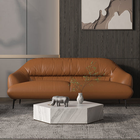 Leonia Genuine Leather Sofa - Ornate Home