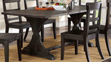 Leonidas Antique Black Dining Table - Ornate Home