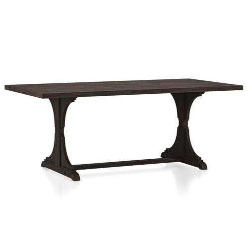 Leonidas Antique Black Dining Table - Ornate Home
