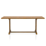 Leonidas Natural Tone Dining Table - Ornate Home