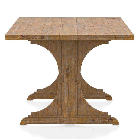 Leonidas Natural Tone Dining Table - Ornate Home