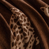 Leopard Sofa Cover Blanket Stylish Furniture Protector Throw for Couches & Loveseats - Ornate Home