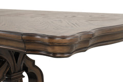 Leovanni Dark Brown 7 Piece Dining Set - Ornate Home