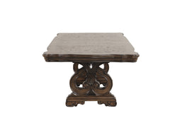 Leovanni Dark Brown 9 Piece Dining Set - Ornate Home