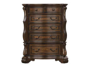 Leovanni Dark Brown Chest - Ornate Home