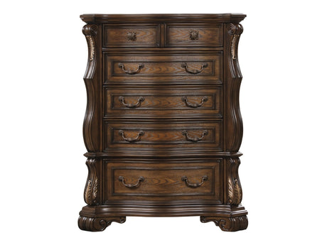 Leovanni Dark Brown Chest - Ornate Home